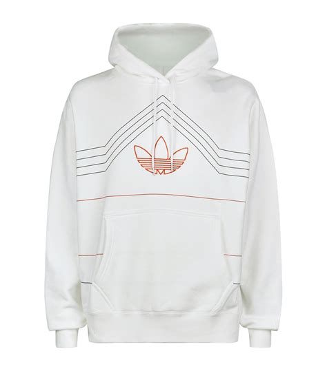 adidas hoodie brookly weiß herren|Adidas originals hoodie.